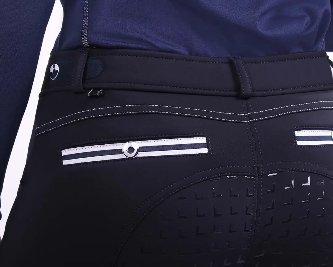 QHP Rijbroek Emma Softshell Navy - 44 - afbeelding 2 van 6