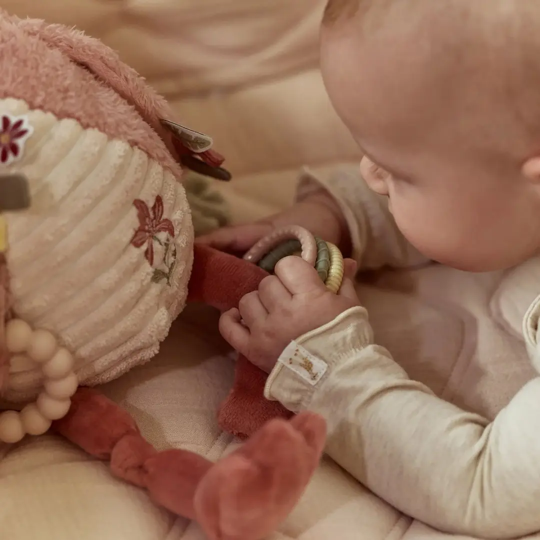 Little Dutch Safari Friends Flamingo Knuffel - Roze - afbeelding 3 van 4