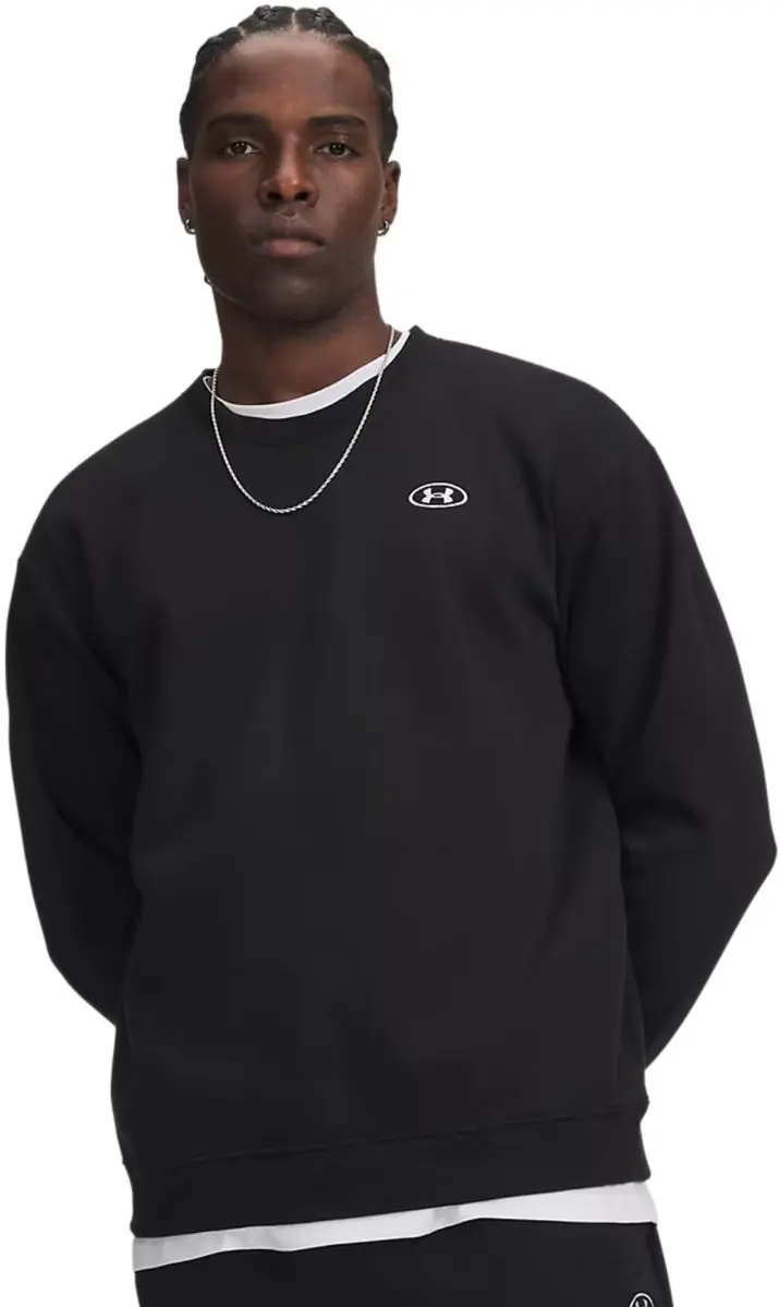 Under Armour Rival Sweater Heren XL - Zwart/Wit