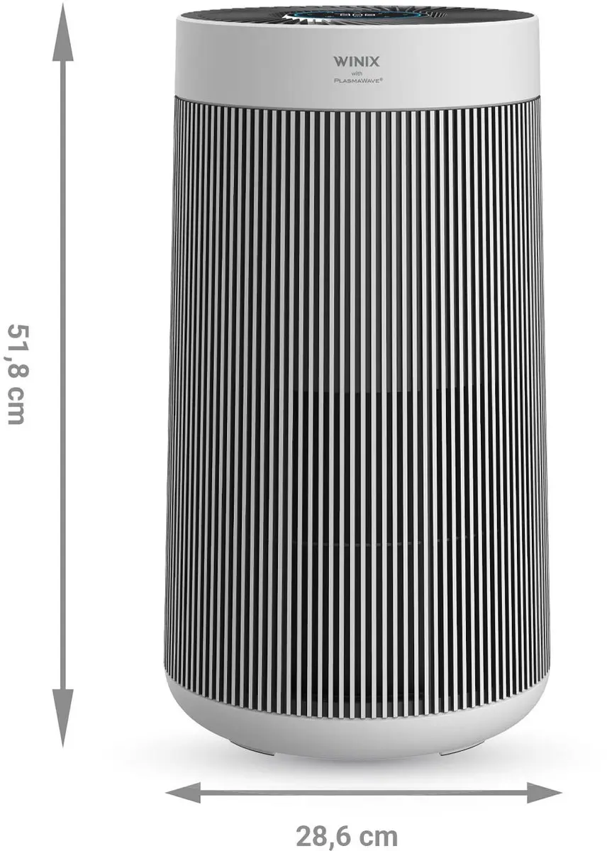 Winix T800 Wifi Luchtreiniger - 500m³/u - 120m² - Wit/Grijs - afbeelding 3 van 6