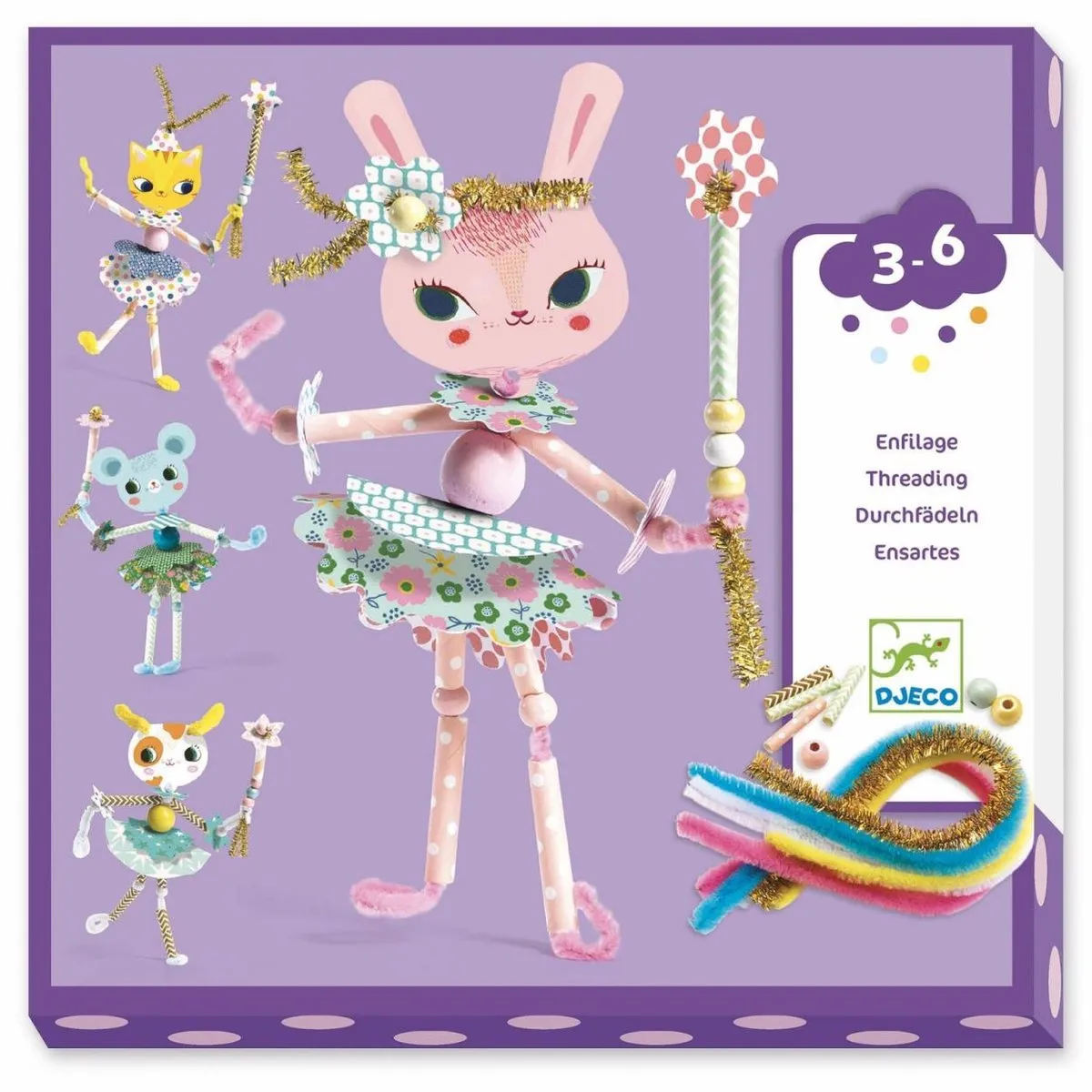 Djeco My Fairies Creatief Papier - Multicolor