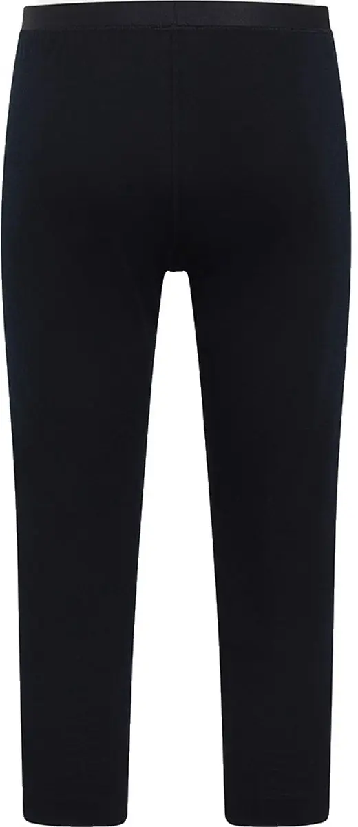ODLO Merino 200 3/4 Basislaag Broek - S - Zwart - afbeelding 4 van 6