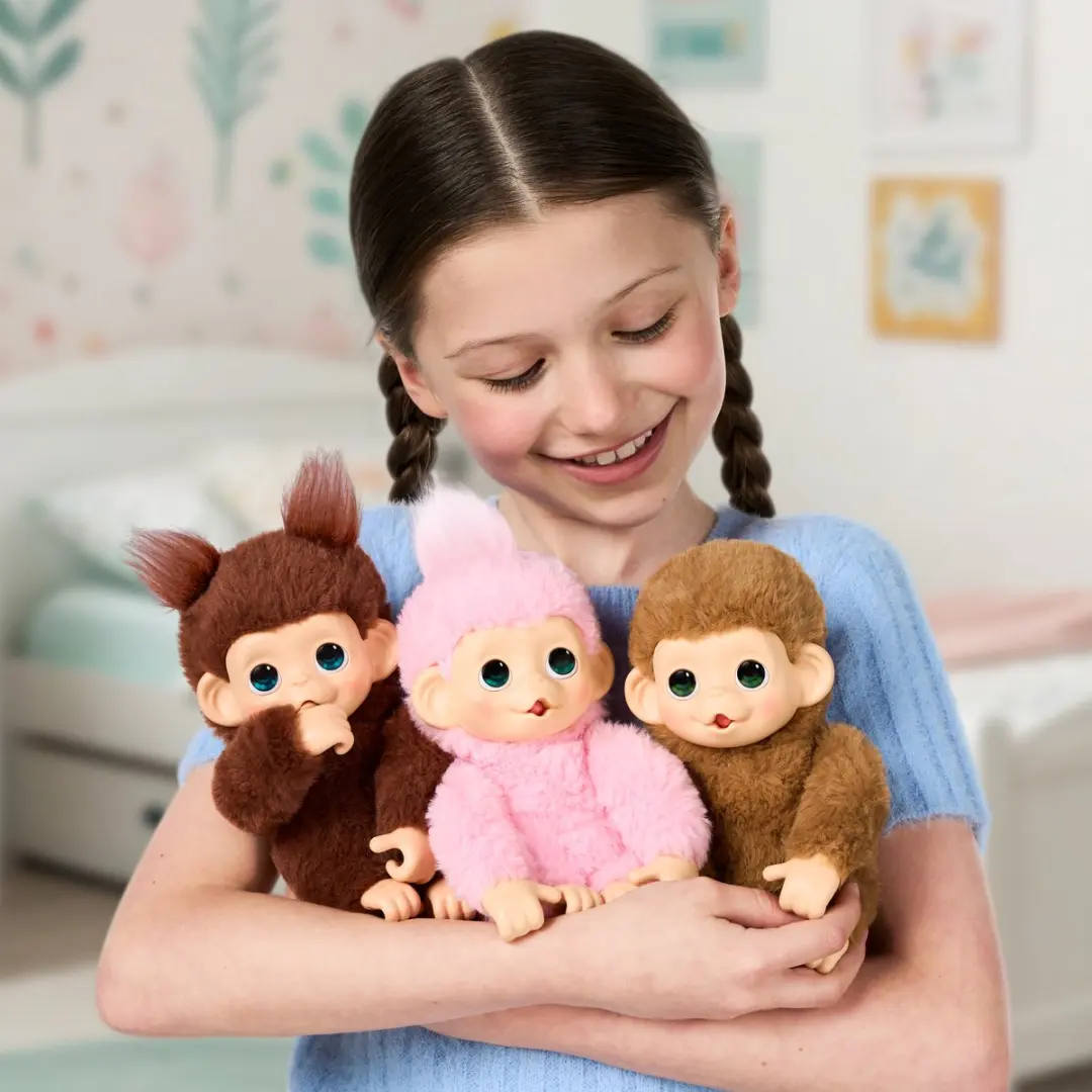 Little Live Pets My Baby Monkey Minis 'Luna Lemon' - Roze