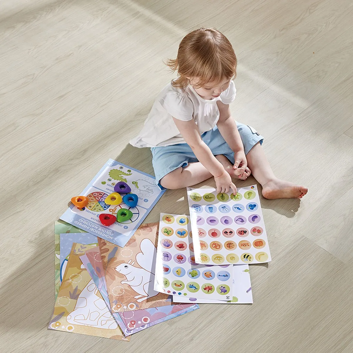 Hape Kleurpotloden Multicolor - 6 Stuks