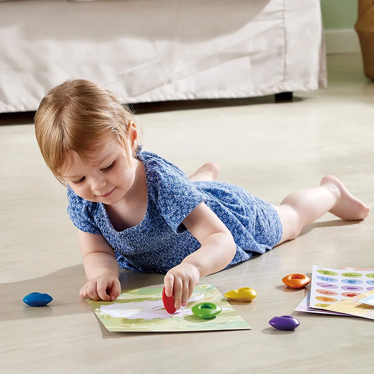 Hape Kleurpotloden Multicolor - 6 Stuks