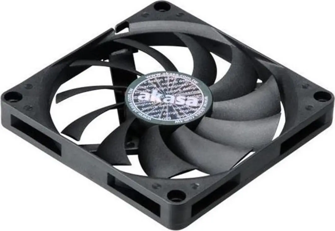 Akasa AK-FN076 Ventilator 8cm - Zwart