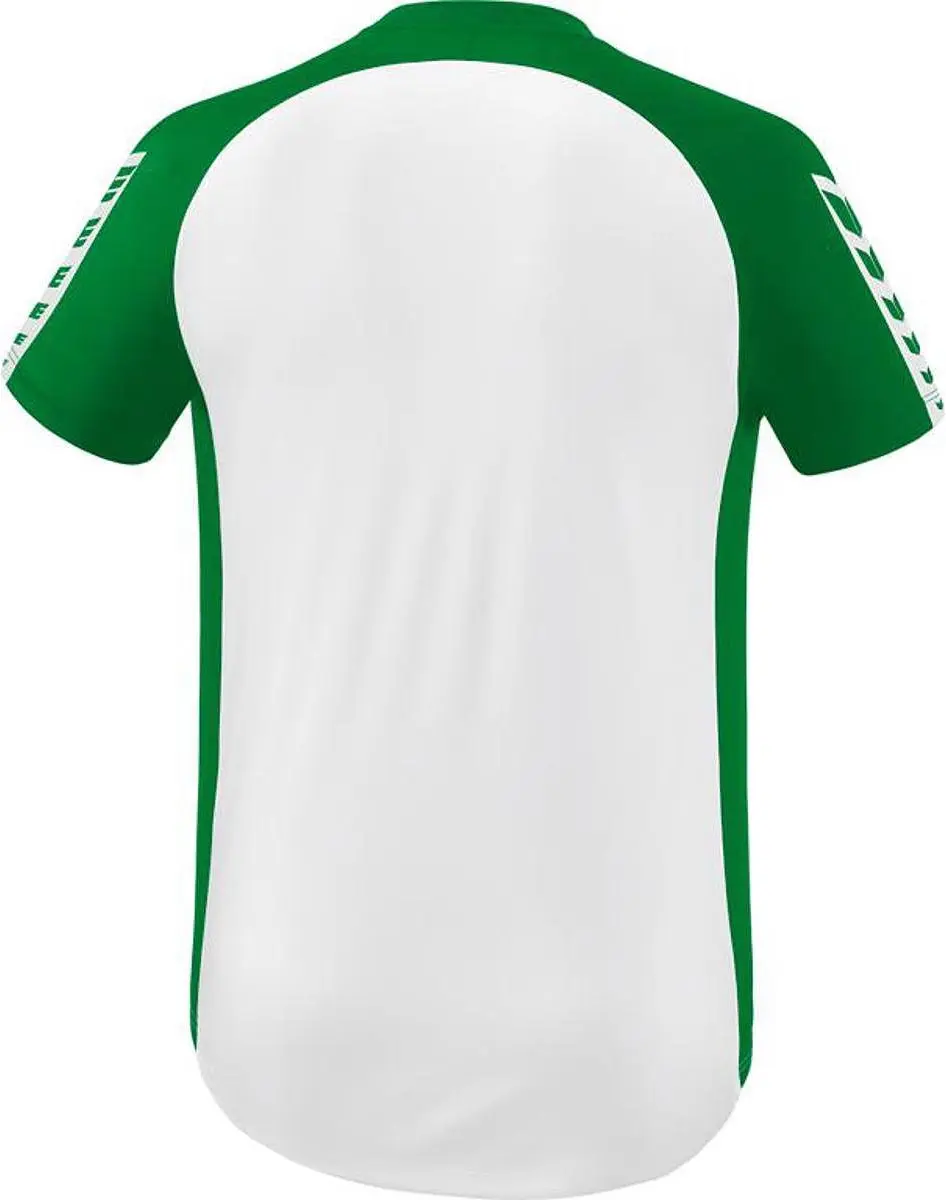 Erima Six Wings Shirt Korte Mouw Kinderen 164 - Smaragd/Wit