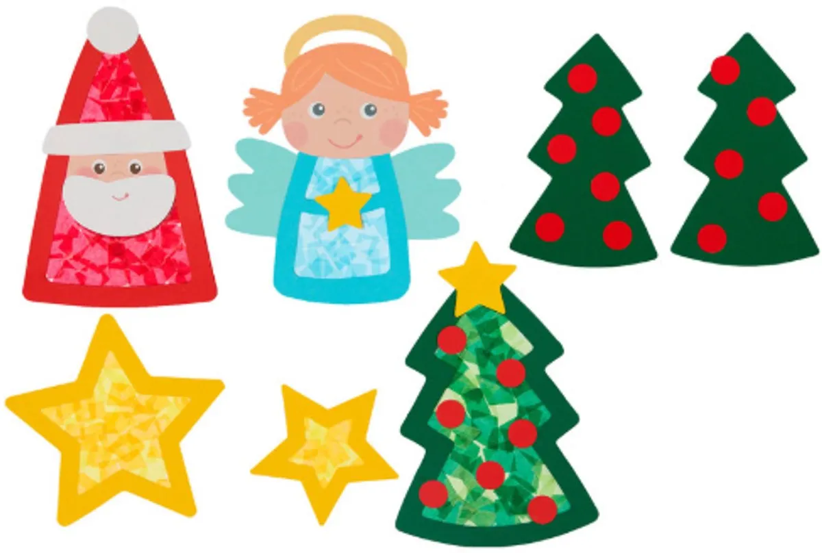 Haba Knutselpakket Eerste Plakset Kerstmotieven - 7 Stuks