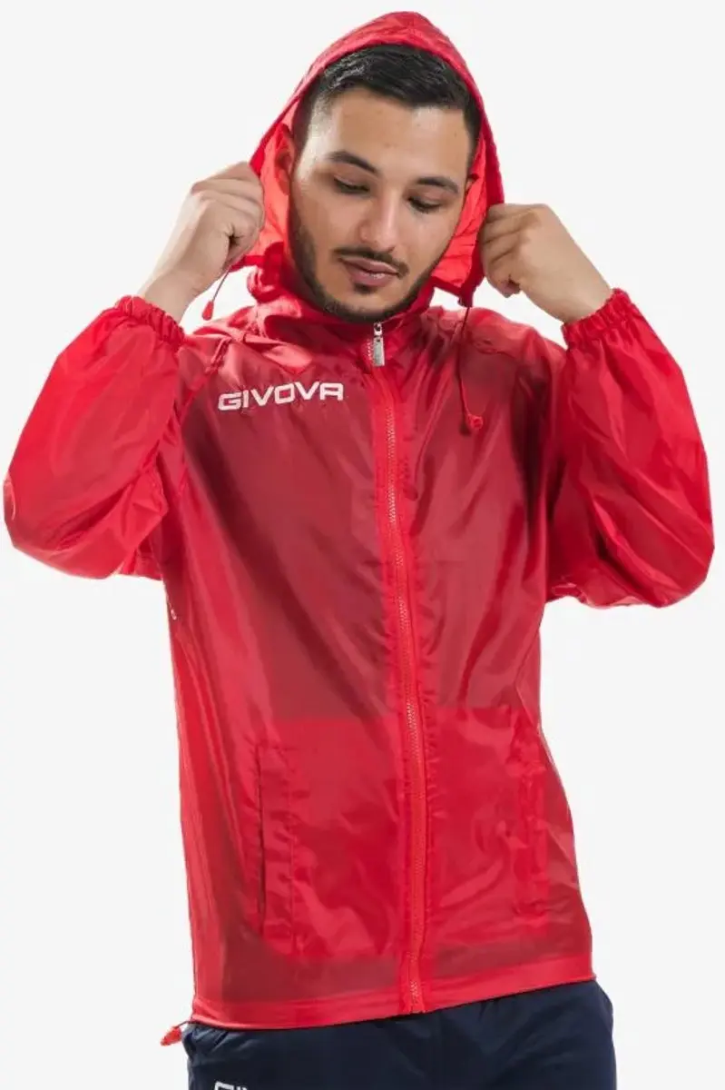 Givova Rain Basico Jas - Rood XL - afbeelding 2 van 3