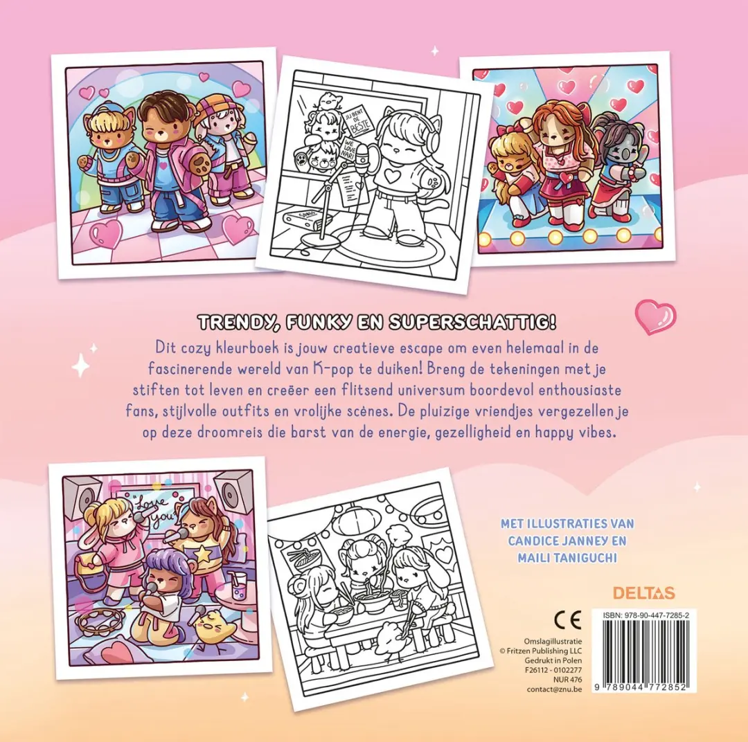 Cozy K-Pop Puzzelboek - 96 Pagina's