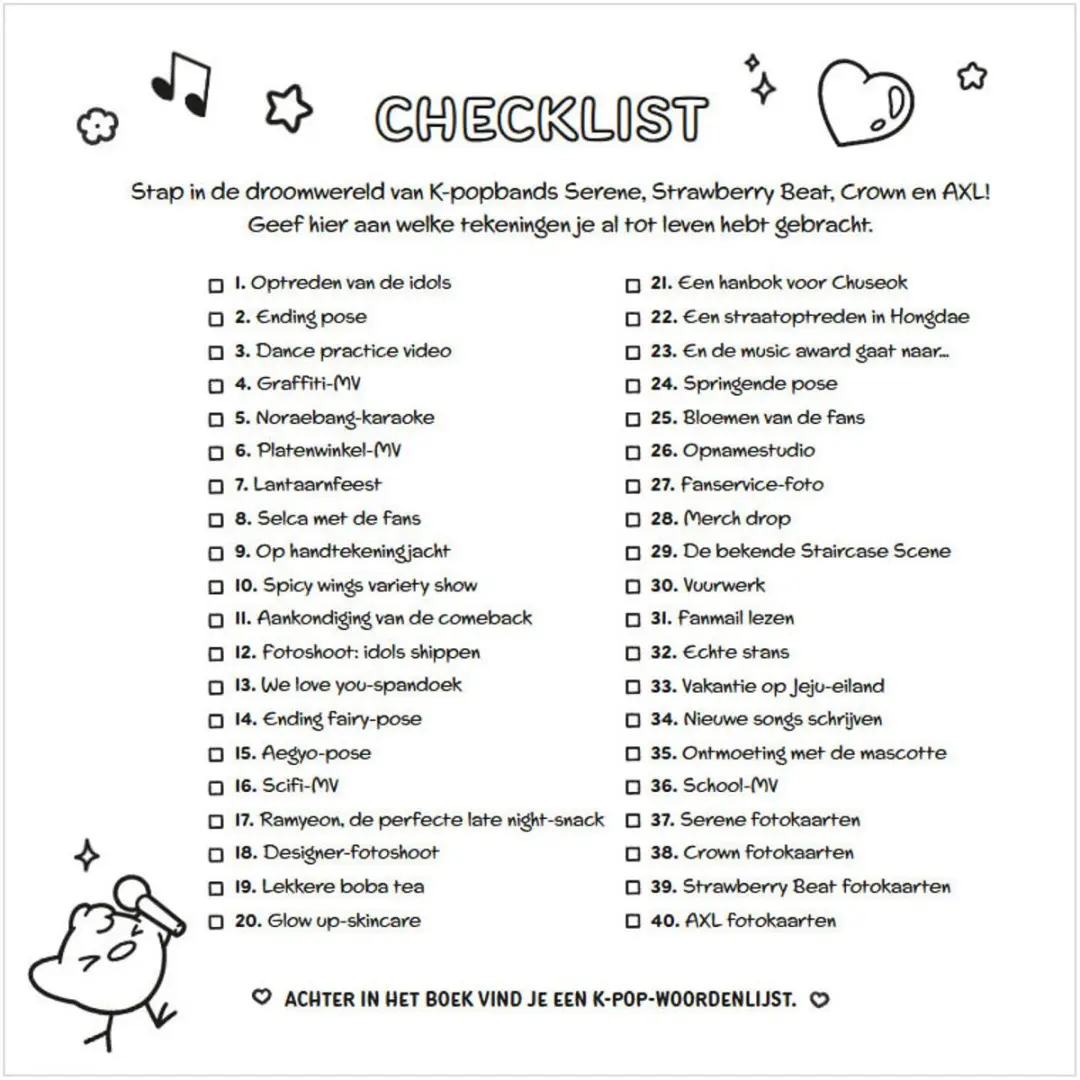 Cozy K-Pop Puzzelboek - 96 Pagina's