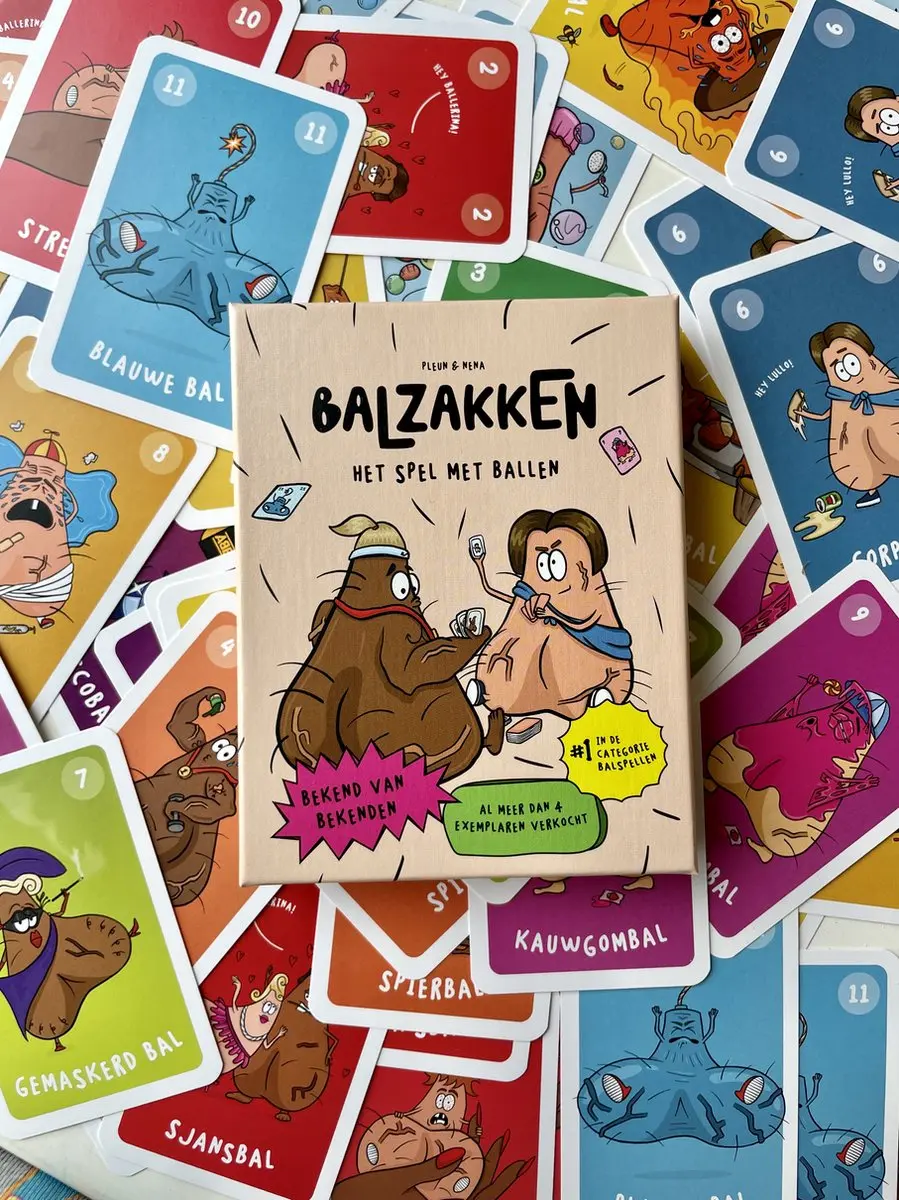 Balzakken Hilarisch Partyspel - 2-6 Spelers