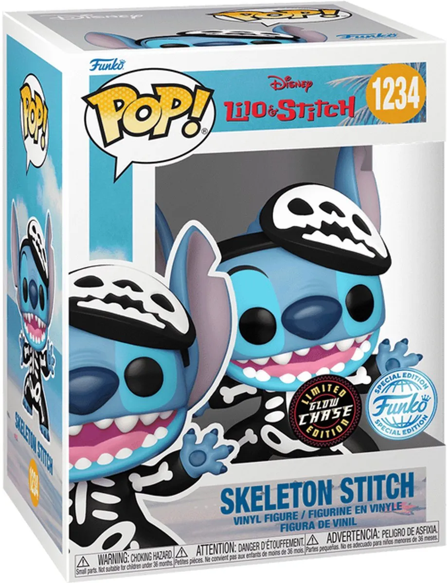 Funko Disney Lilo & Stitch POP! 66330 Skeleton Stitch - Meerkleurig