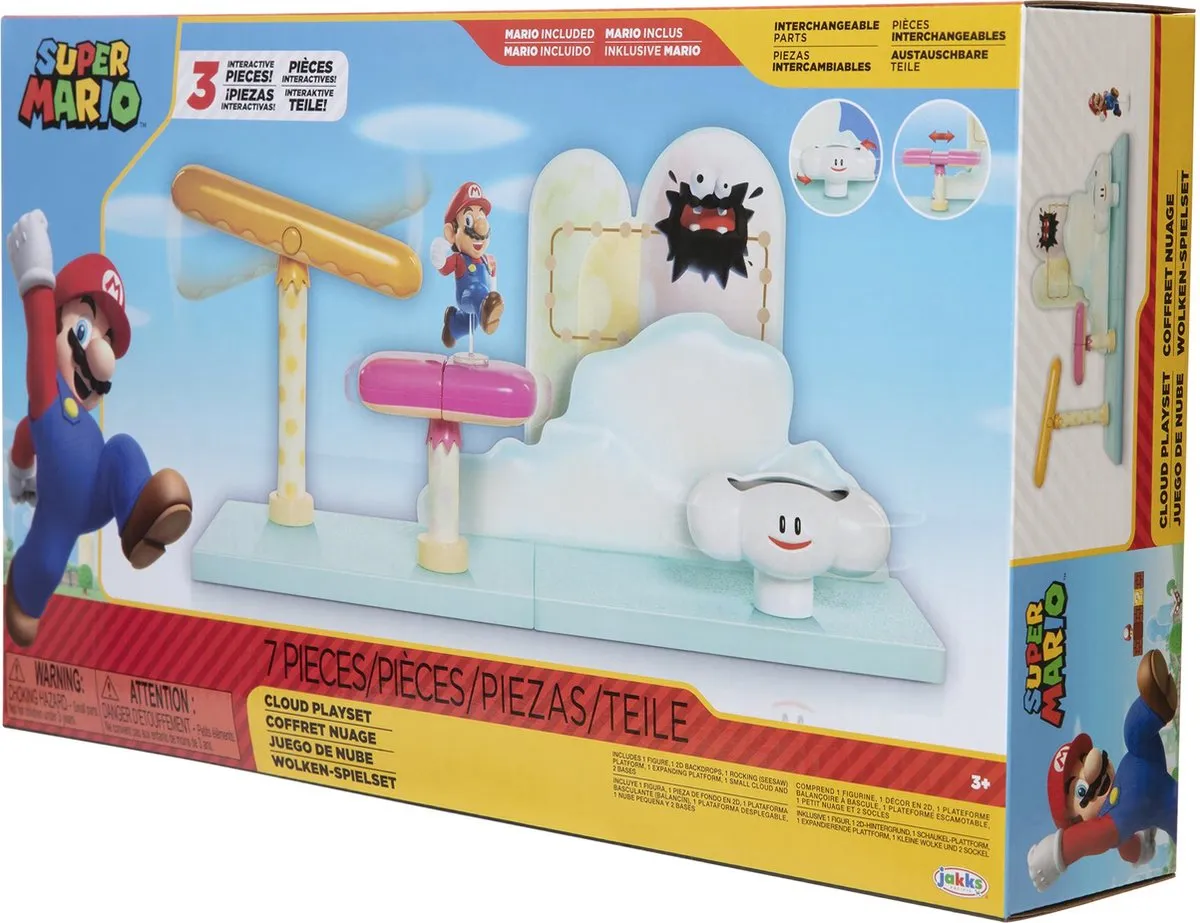 Nintendo Super Mario Cloud World Playset