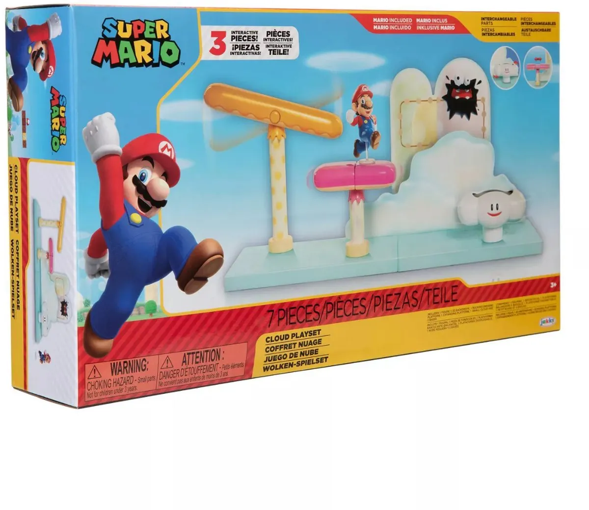 Nintendo Super Mario Cloud World Playset - Veelkleurig