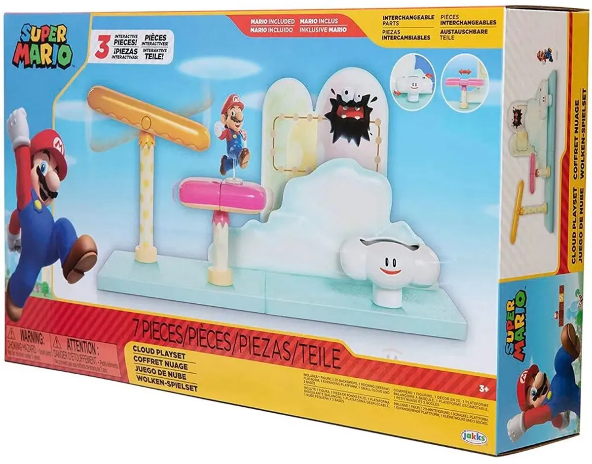 Nintendo Super Mario Cloud World Playset - Veelkleurig - afbeelding 6 van 6