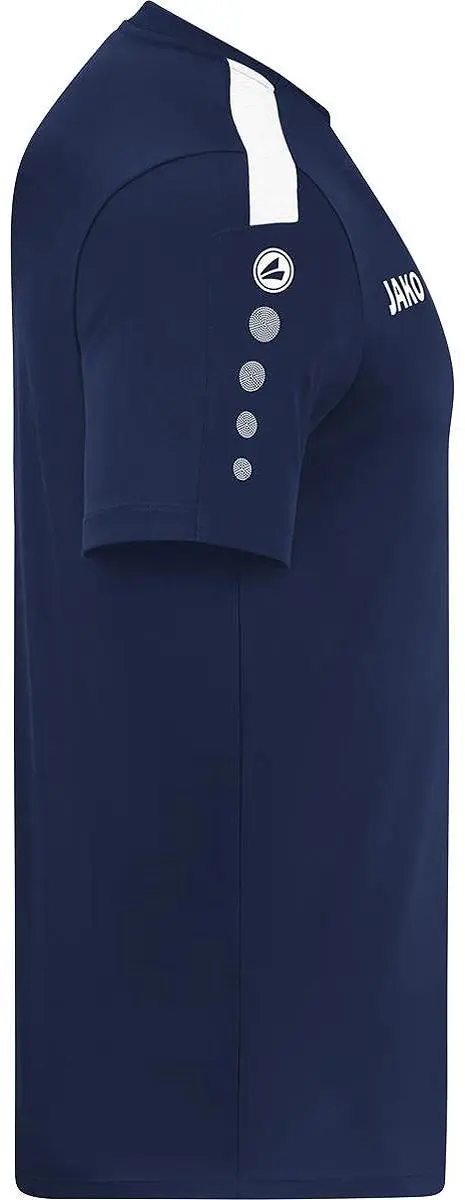 JAKO Power Shirt Korte Mouw Kinderen 140 - Marine