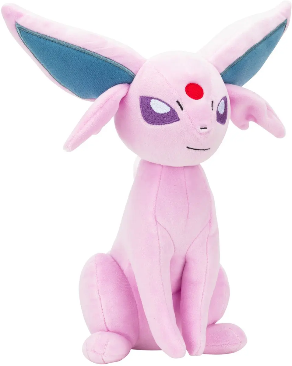 Pokémon Plush Espeon 20cm - Roze/ Groen