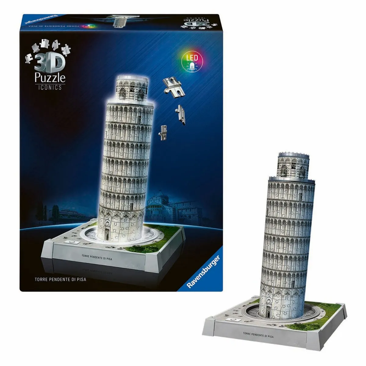 Ravensburger Iconics Scheve Toren van Pisa 3D Puzzel 3231 Stuks - Meerkleurig
