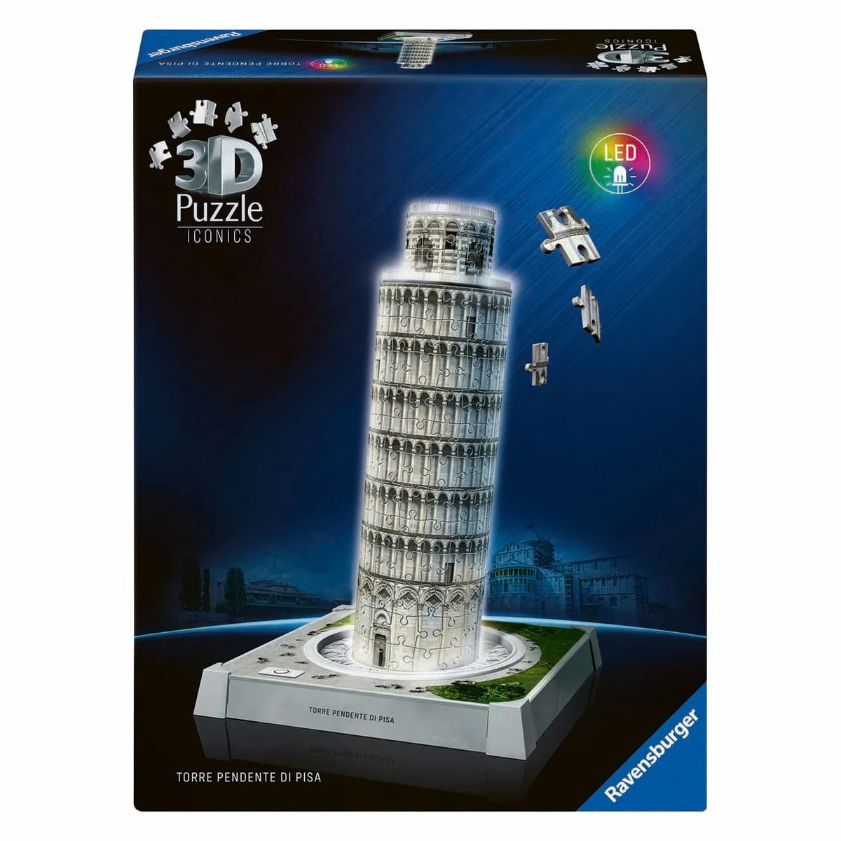 Ravensburger Iconics Scheve Toren van Pisa 3D Puzzel 3231 Stuks - Meerkleurig