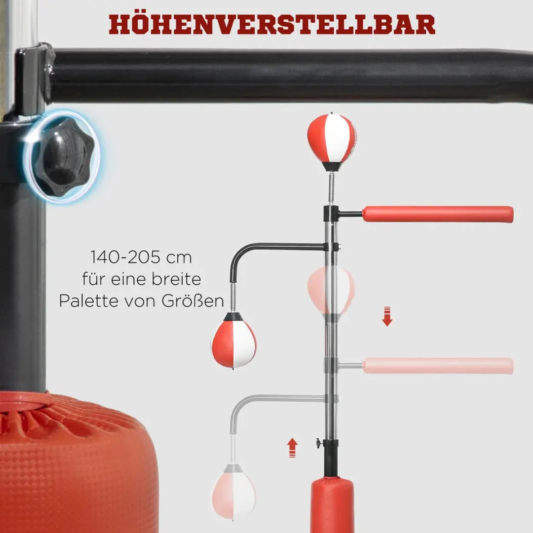 SPORTNOW Boxsack met 2 speedballs A91-249V00 - afbeelding 6 van 6