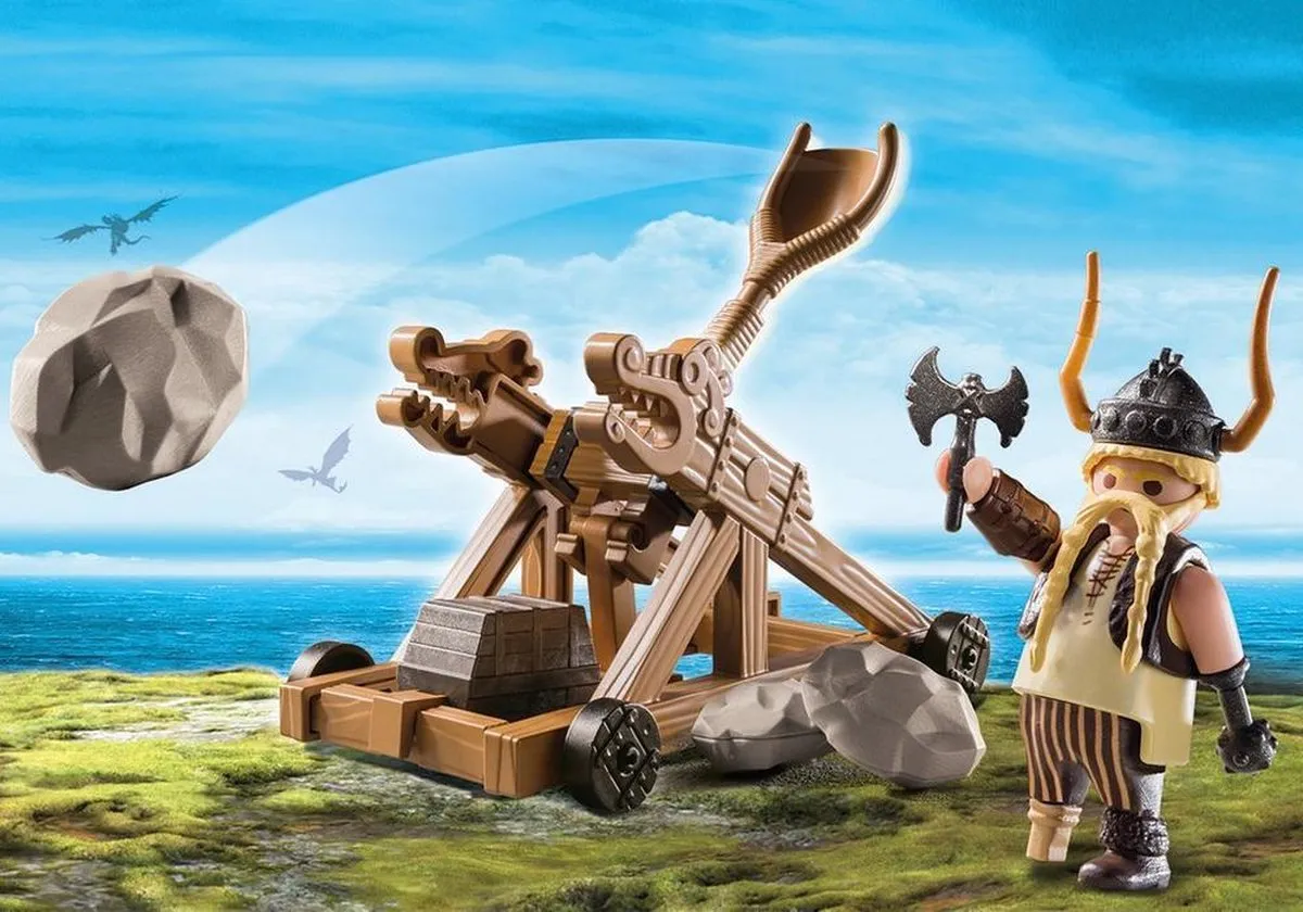 Playmobil Rochel met Katapult 9245