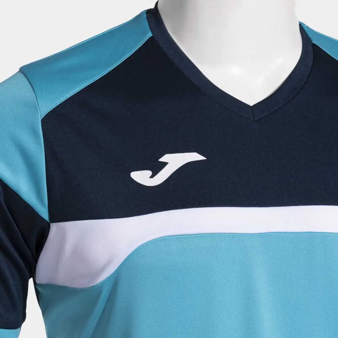 Joma Danubio III Set - Shirt & Korte Broek - Turquoise/Navy - 9-10 Jaar