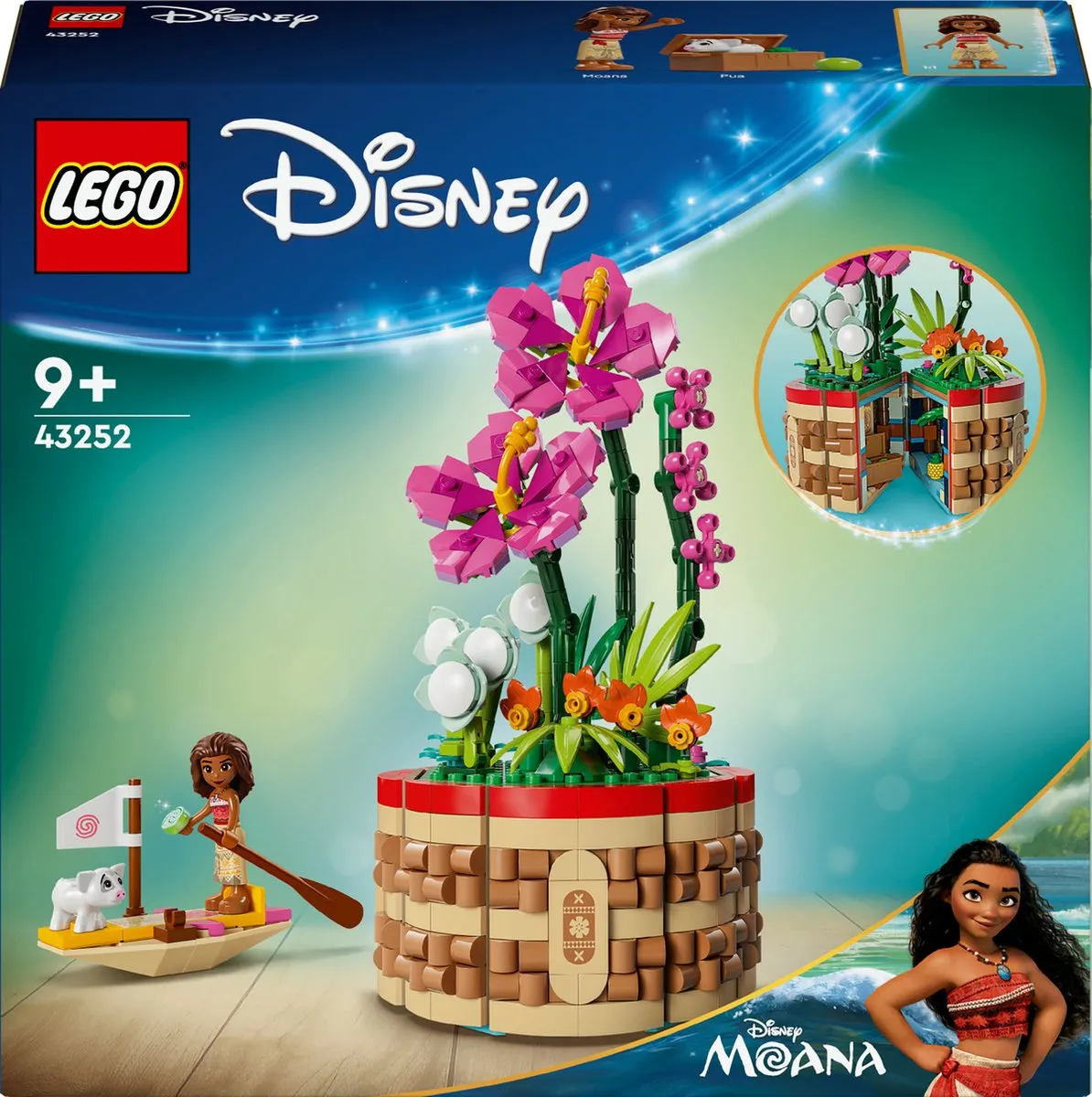 LEGO Disney Princess Vaiana Bloempot 43252