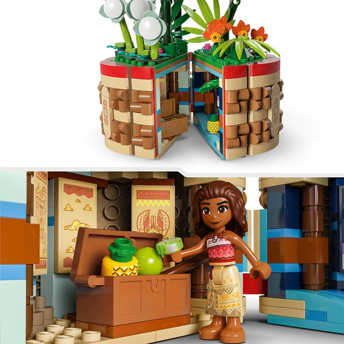 LEGO Disney Princess Vaiana Bloempot 43252 - 619 Stukken - afbeelding 6 van 6