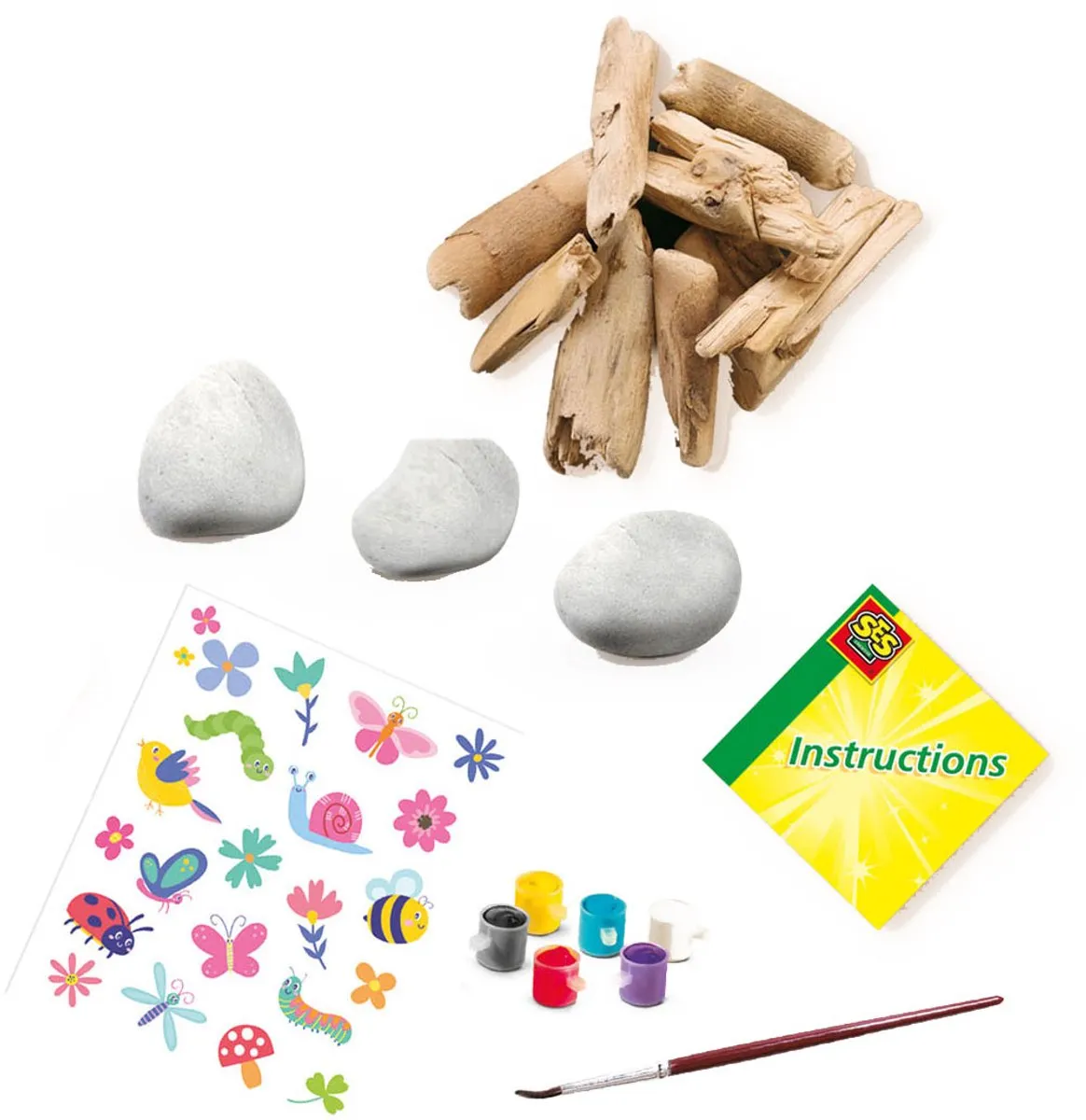 SES Creative Stenen & Drijfhout Decoreren