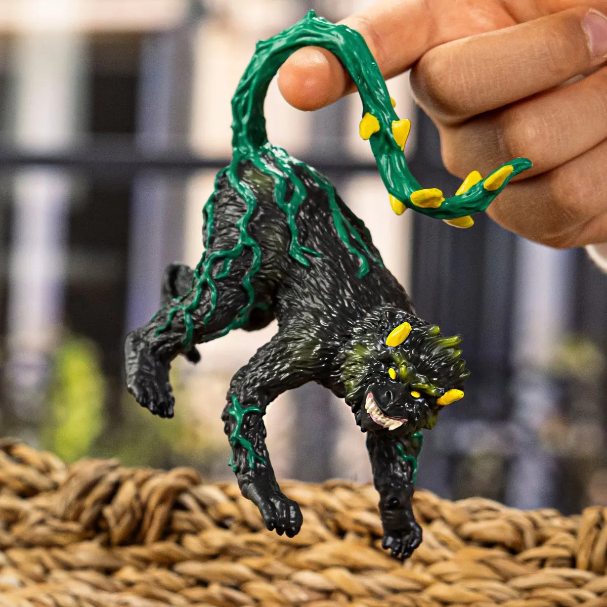 Schleich Eldrador Creatures Jungle Chimpansee 70835 - Zwart/Geel/ Groen