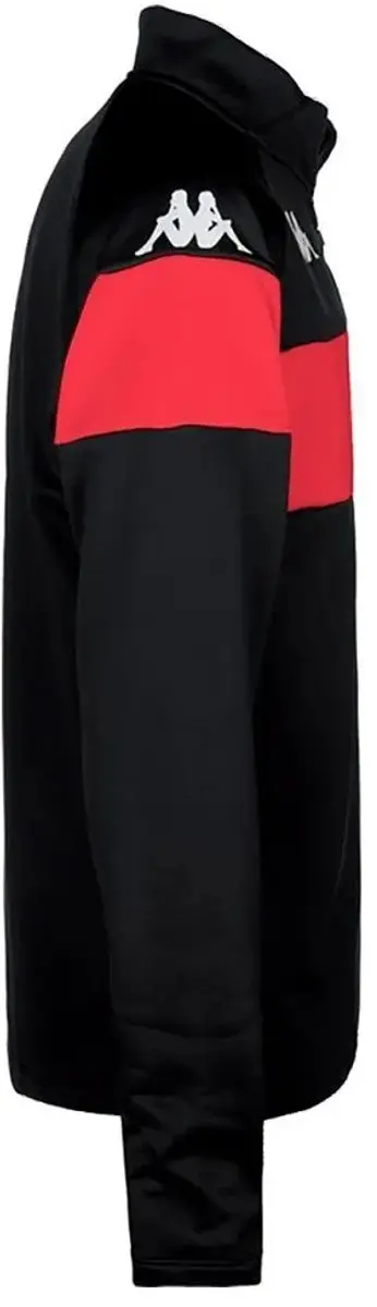 Kappa Dovare Sweatshirt Met Halve Rits Zwart S Man
