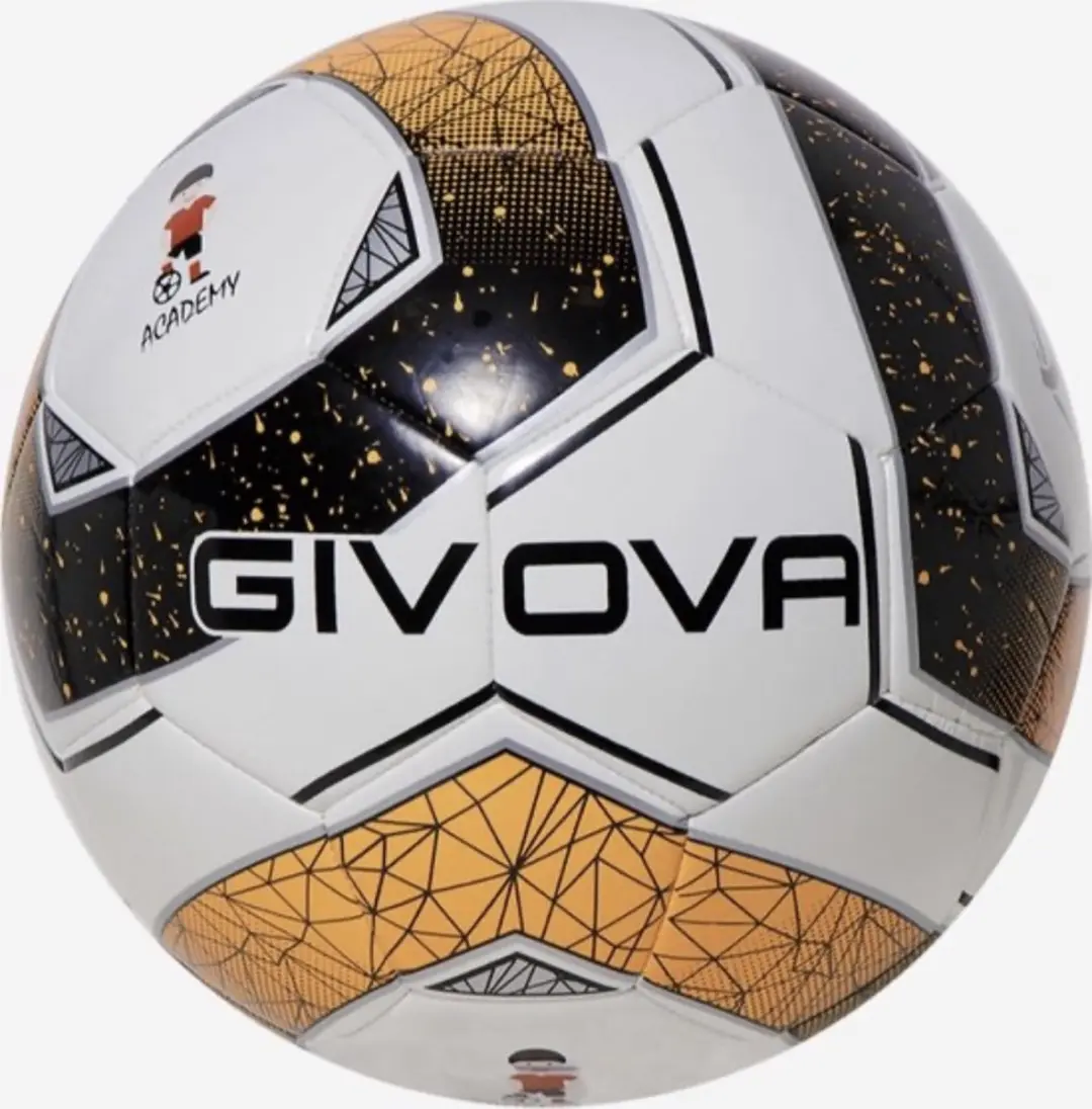 Voetbal Givova STAR, maat 5, Zwart/Wit
