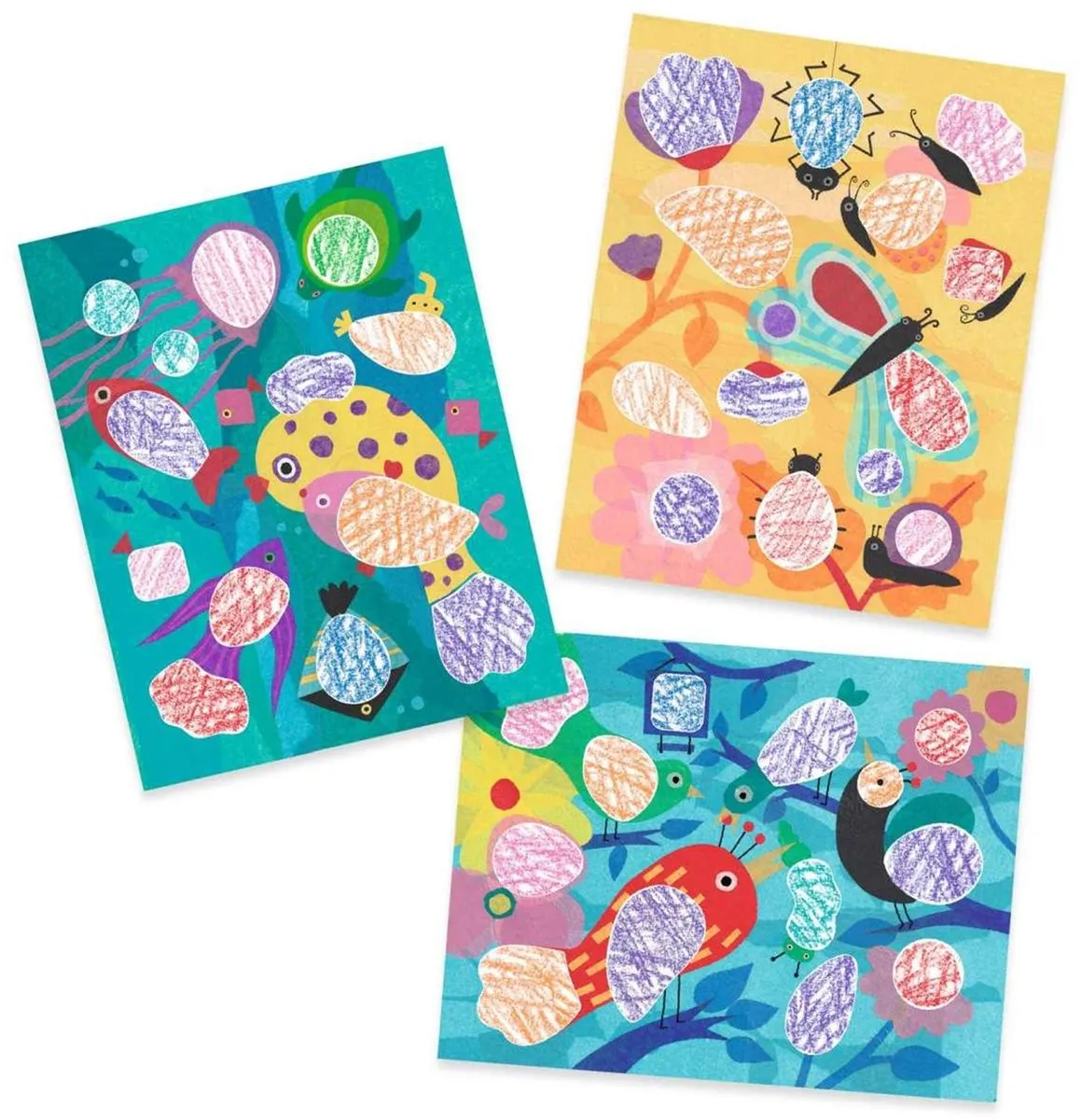 Djeco Birdie & Co Kleurdoos - Multicolor