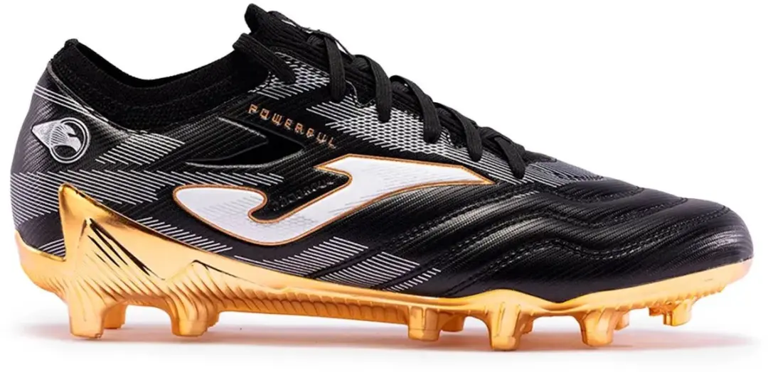 Joma Powerful Cup FG Voetbalschoenen - Zwart/Goud