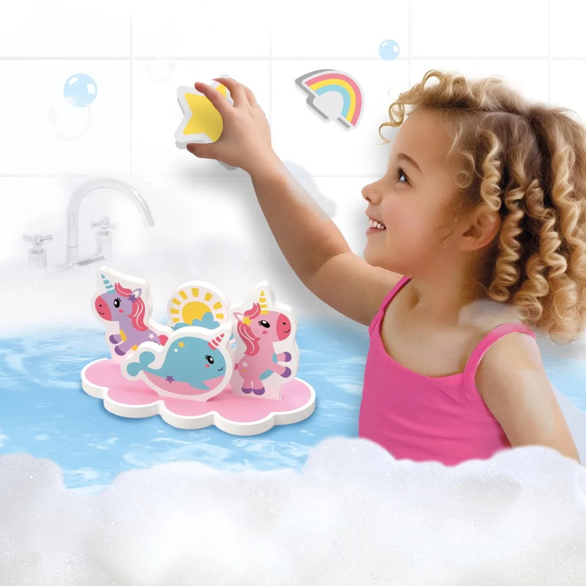 SES Creative Tiny Talents HC13253 Eenhoorn Bad Eiland - Multicolor