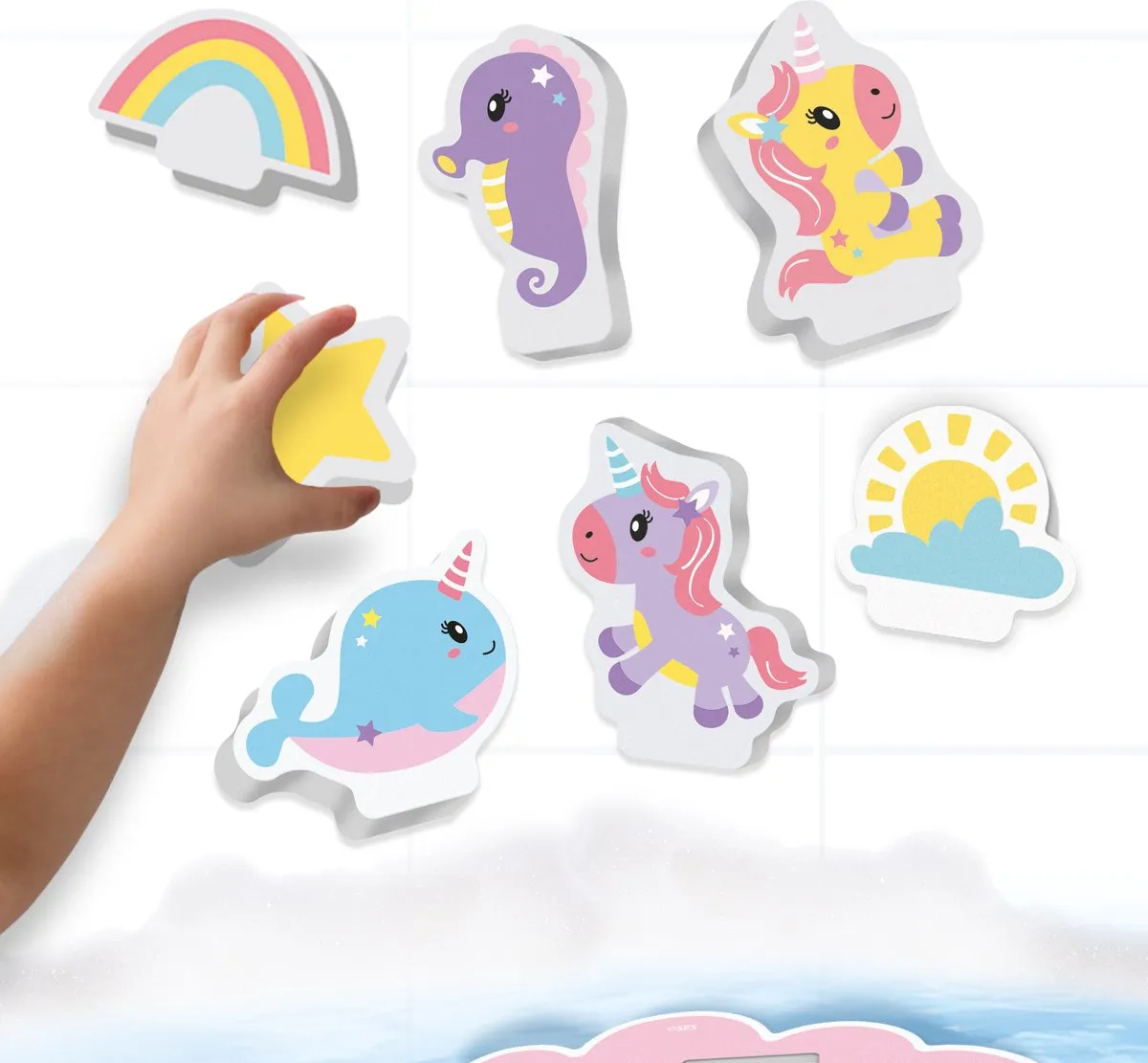 SES Creative Tiny Talents HC13253 Eenhoorn Bad Eiland - Multicolor