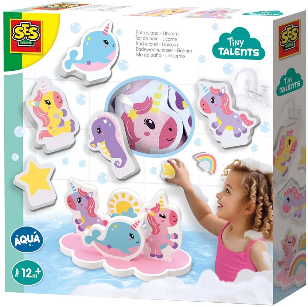 SES Creative Tiny Talents HC13253 Eenhoorn Bad Eiland