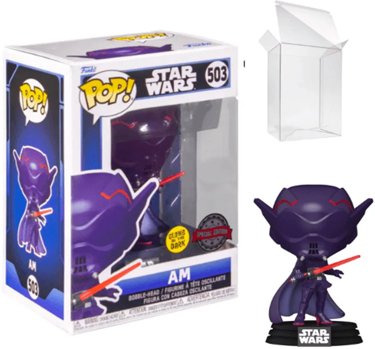 Funko Pop! Star Wars Visions Am Glow in the Dark Exclusief