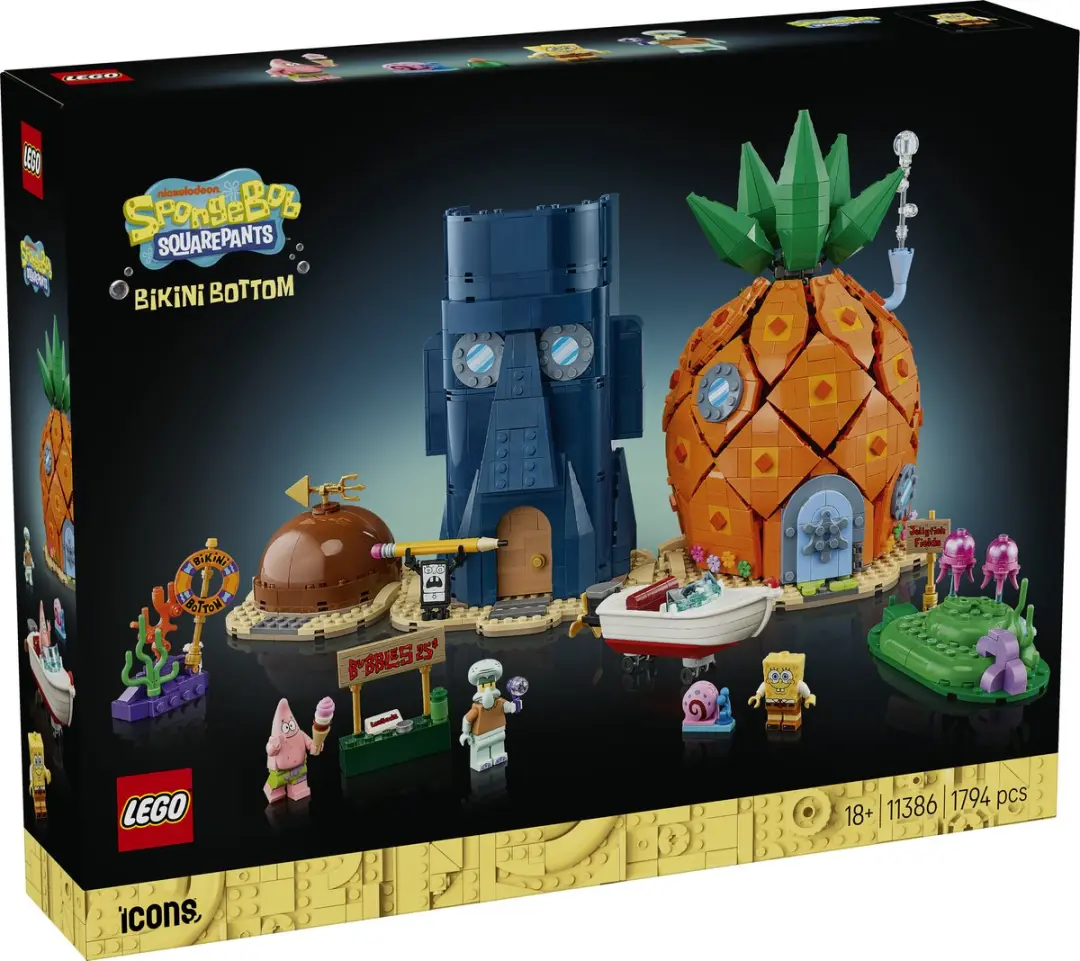 LEGO Icons SpongeBob SquarePants 11386 Bouwpakket - 1794 Stukken - Meerkleurig - afbeelding 6 van 6