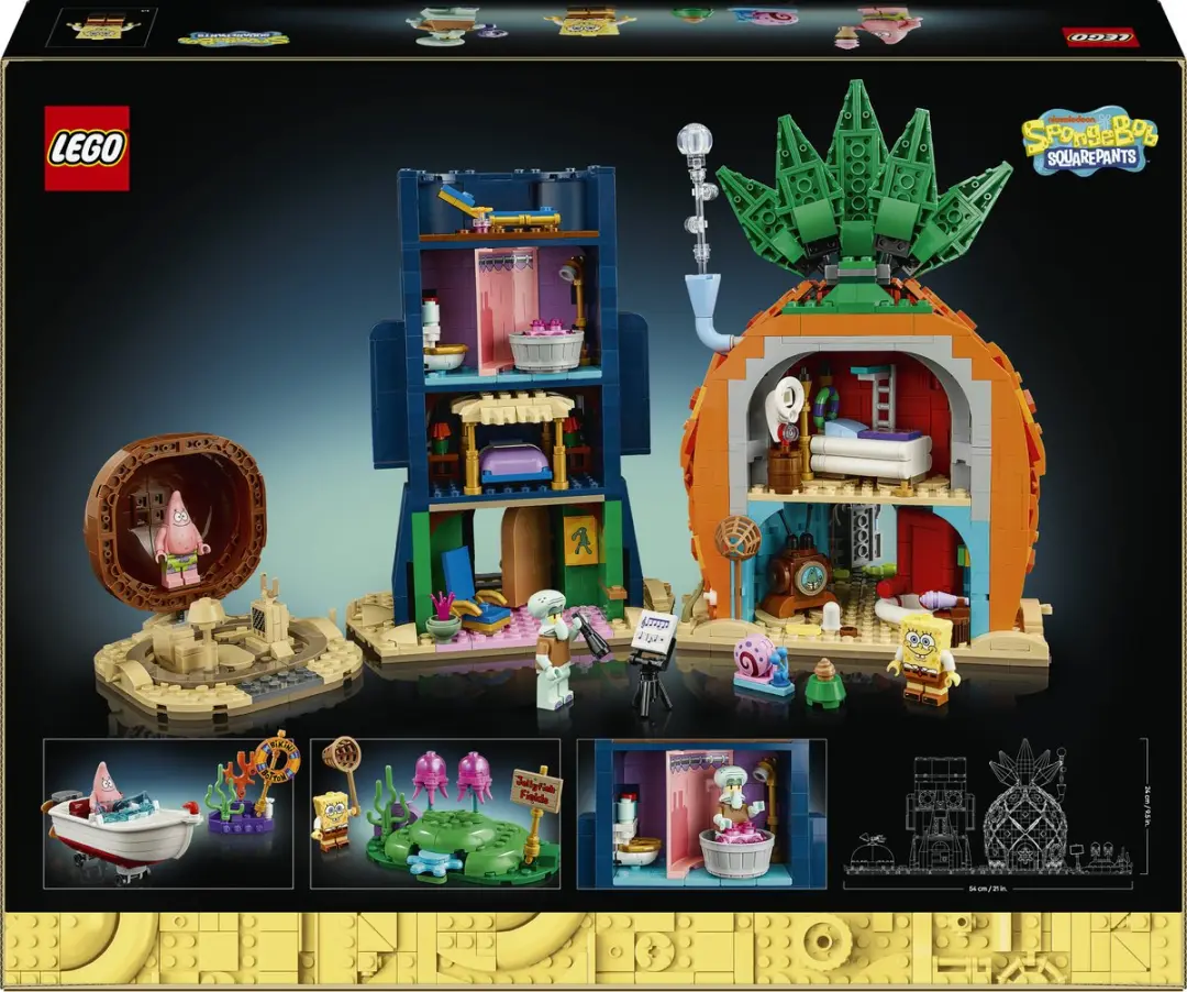 LEGO Icons SpongeBob SquarePants 11386 Bouwpakket - 1794 Stukken - Meerkleurig