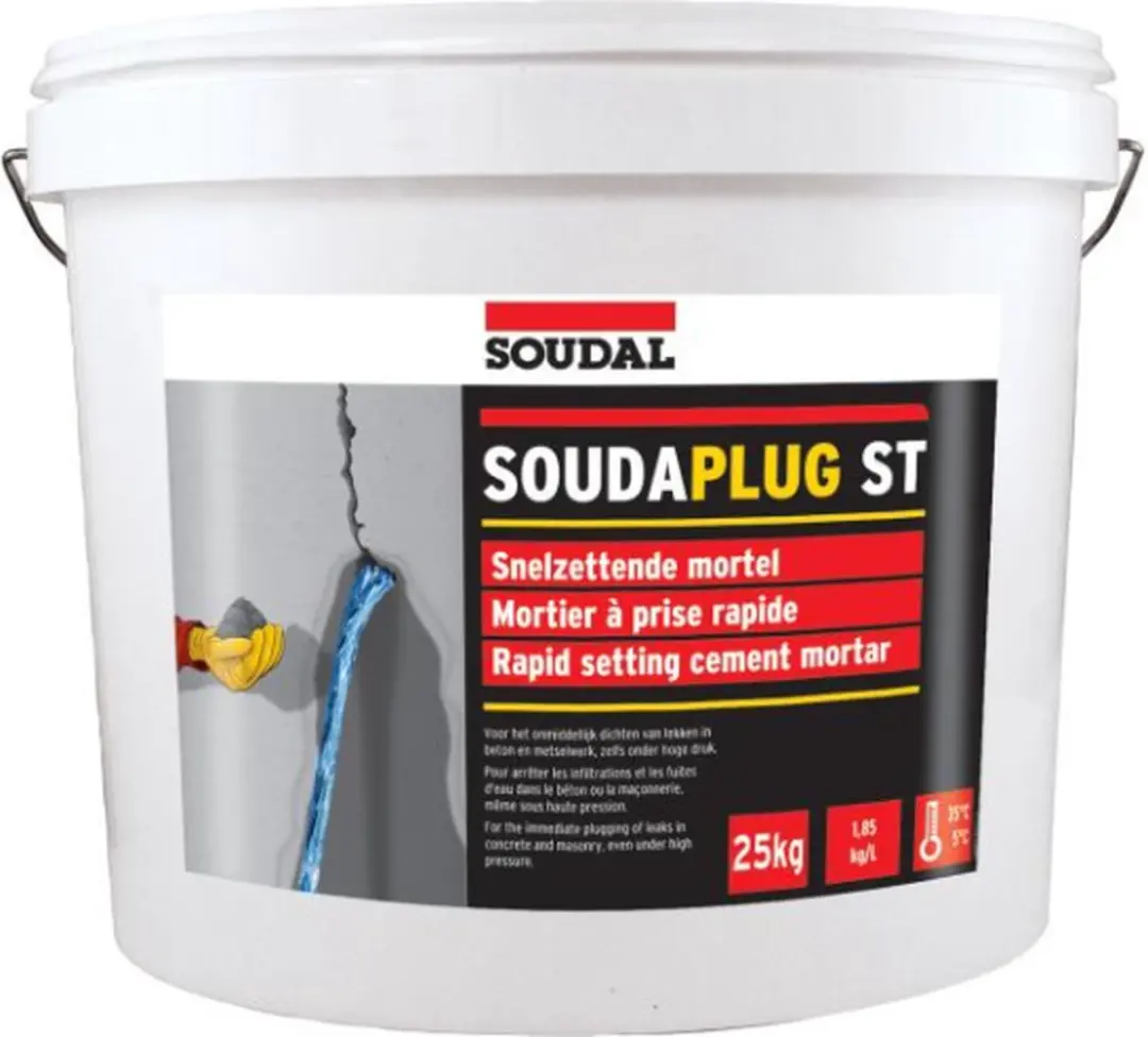 Soudal Soudaplug ST Sneldrogende Mortel 25kg