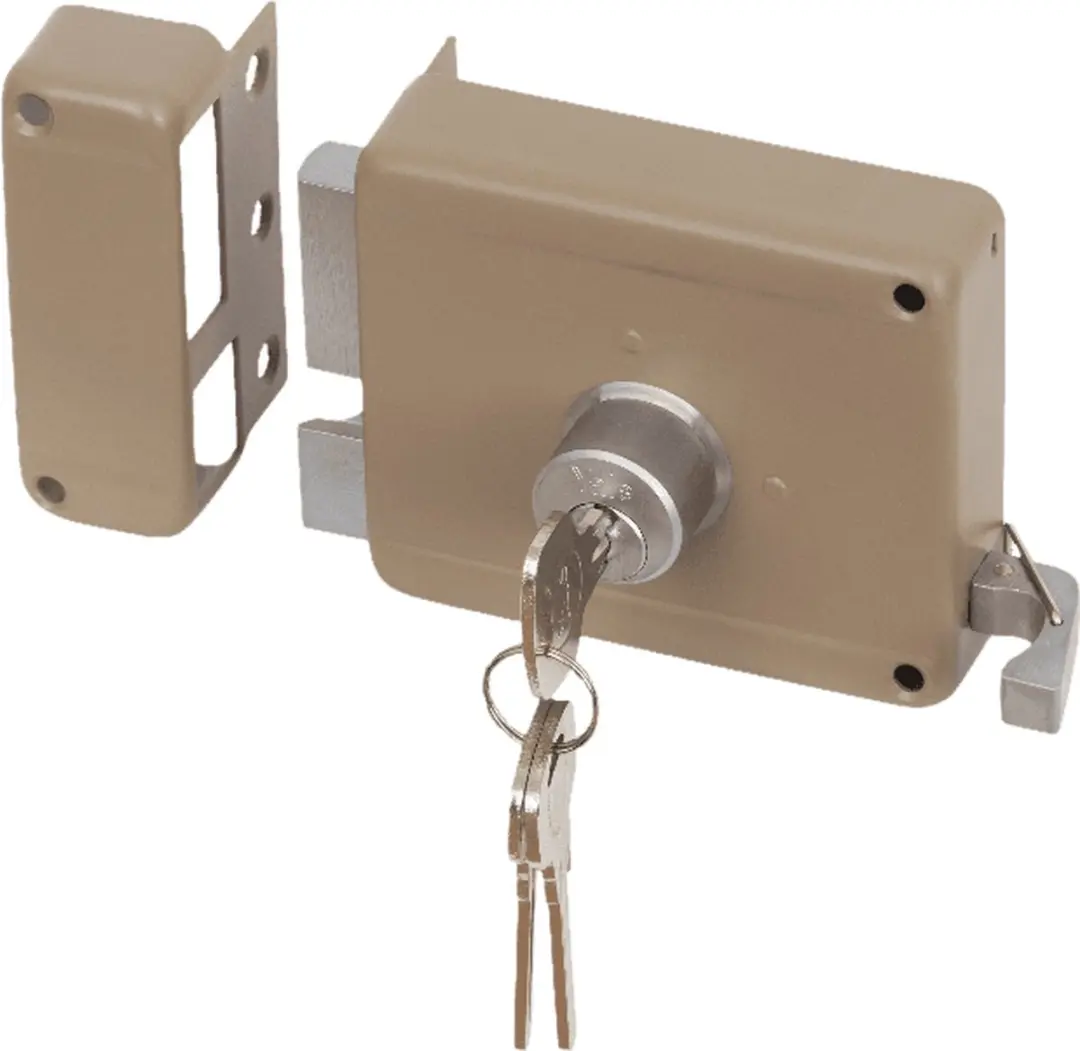 Yale Oplegslot 610 - 60mm Doornmaat - Bruin