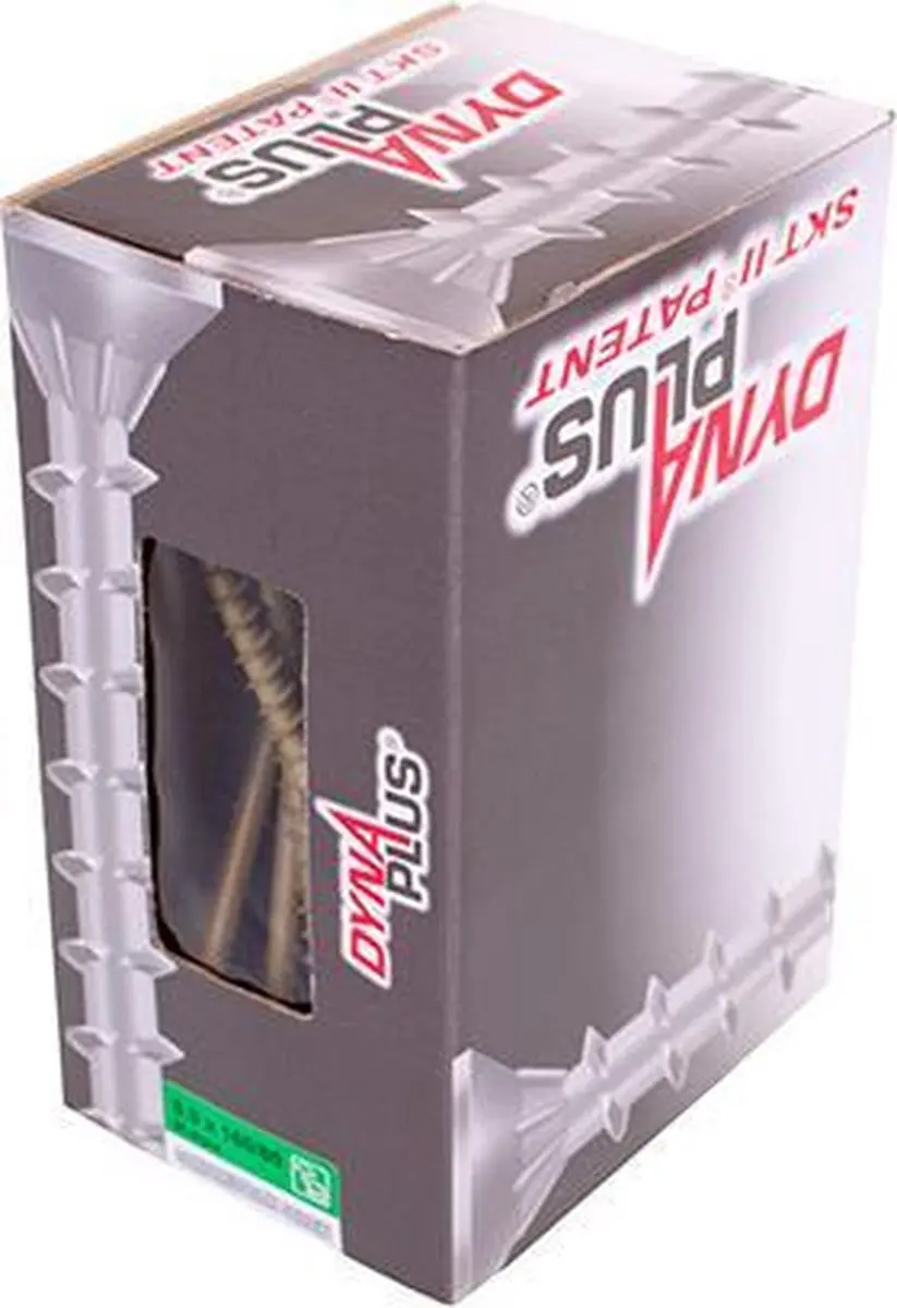 Dynaplus Torx 40 Tellerkop schroeven 8x180mm AR-Bronze - 50 stuks - afbeelding 3 van 6