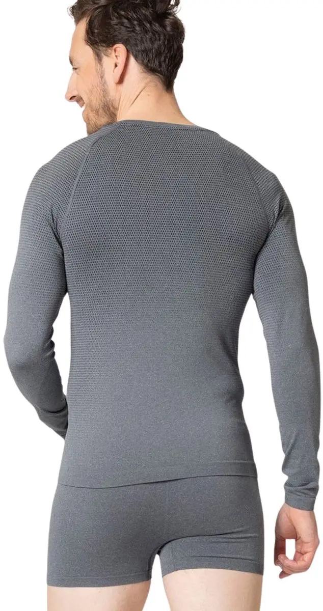 ODLO Active Performance Light Base Layer Longsleeve Heren - L - Grijs - afbeelding 5 van 6