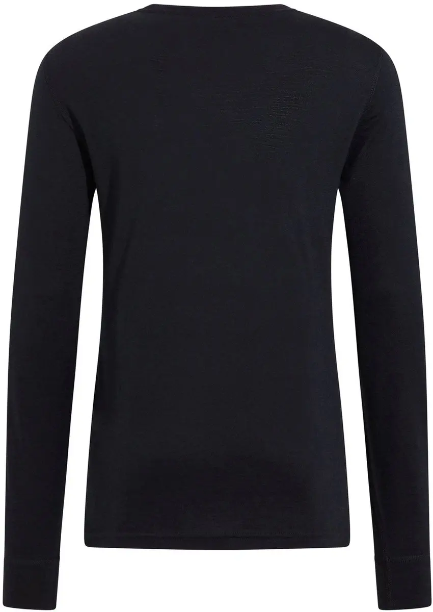 ODLO Natural Merino 200 Thermoshirt Lange Mouwen - S - Zwart