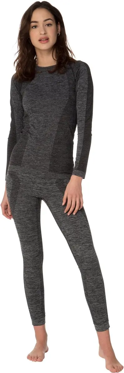 Protest Christie Thermoshirt Dames - XL/XXL - Dark Grey Melee