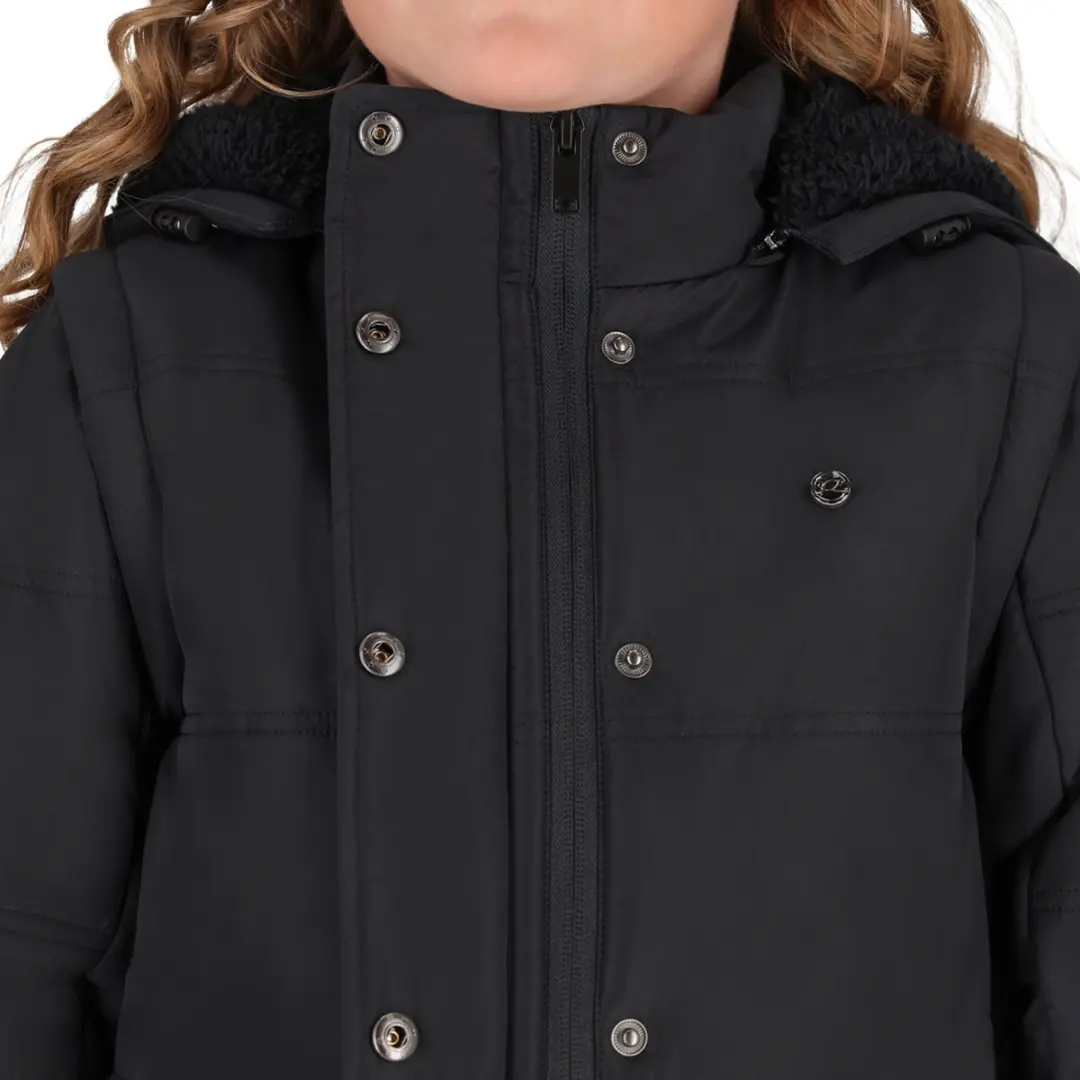 QHP Rayah Winterjas 140 - Zwart - afbeelding 6 van 6