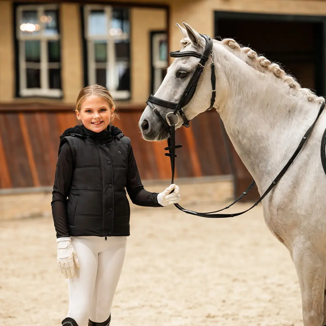 QHP Rayah Winterjas 140 - Zwart