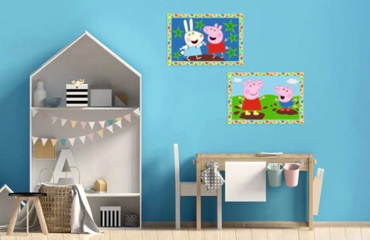 Ravensburger CreArt Peppa Pig Schilderen op nummer - 15 Kleuren
